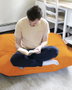 Atelier Del Sofa Cushion Pouf 100x100 - Naranja